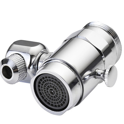 水龙头出水口全铜净水切换阀 切换水嘴 台式净水器分水器转换阀