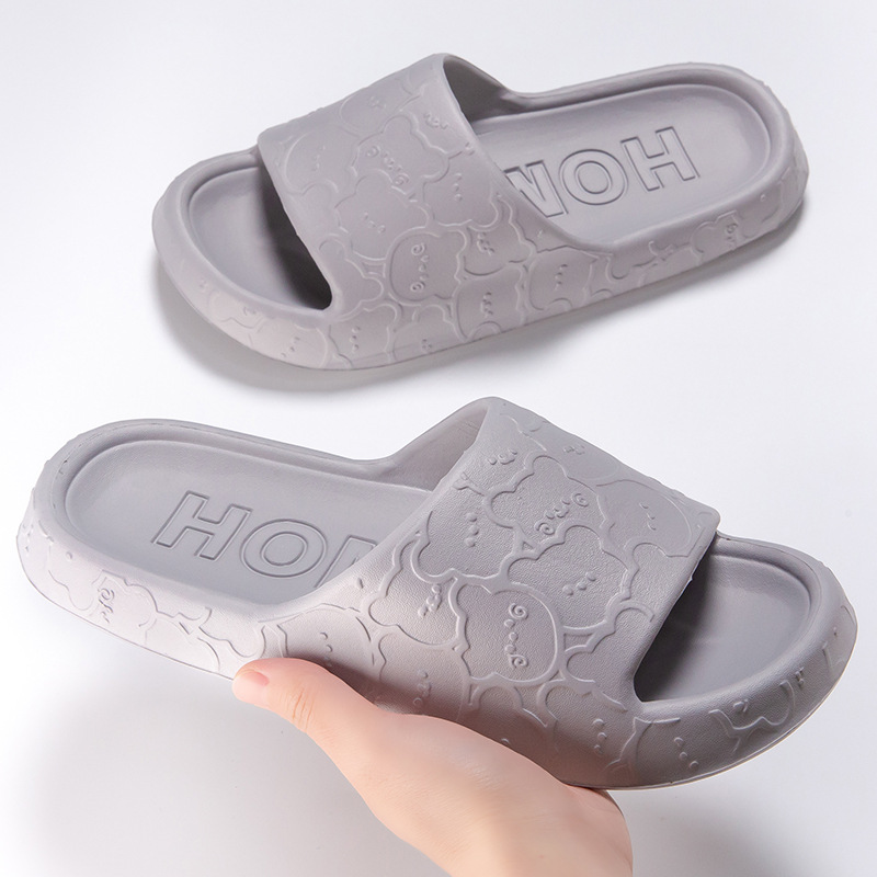 Eva Sandals and Slippers Female Summer New Couple Home Thick Bottom Anti-Slip Household Outdoor Men's Slippers Foreign Trade Wholesale