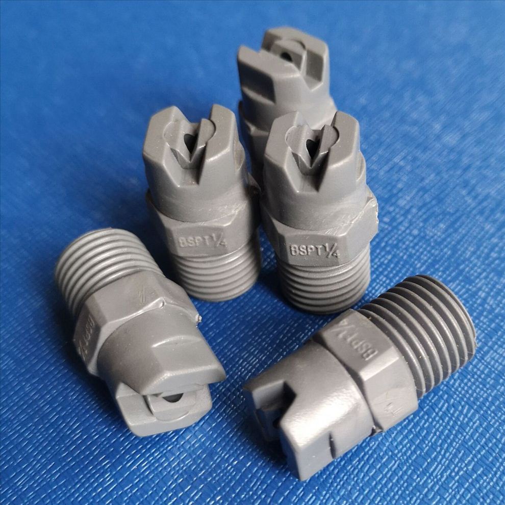 喷嘴pvc扇形喷头雾化喷淋螺纹喷嘴电镀线喷淋嘴