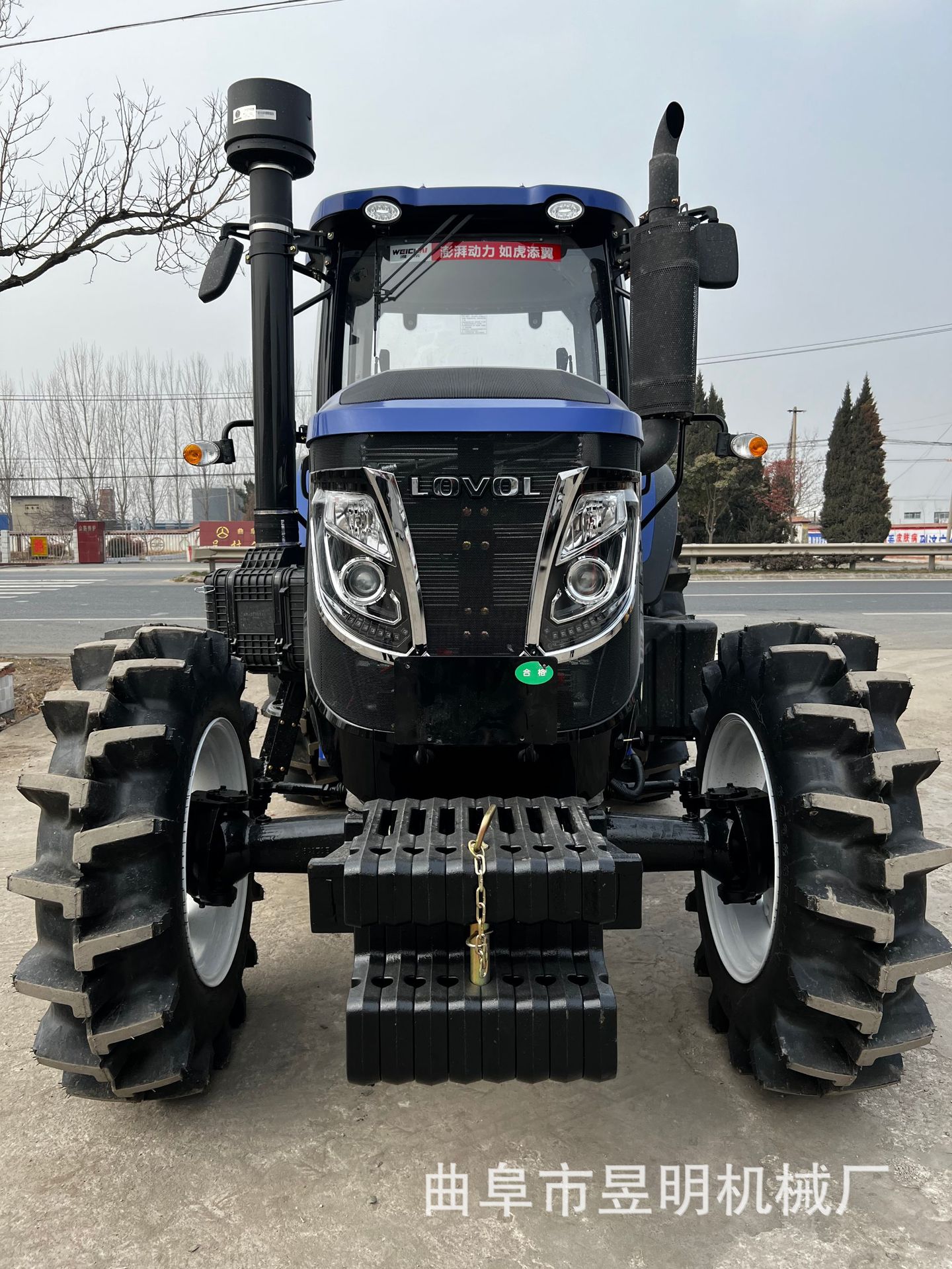 雷沃1604大桥拖拉机 大型强动力春耕秋收种植机 四驱耕田耙地机