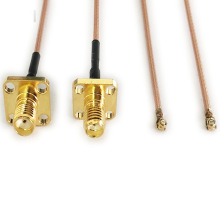 IPEX/IPX转SMA法兰母华为U.FL/WIFI/GSM/GPRS射频RF RG178 50-1线