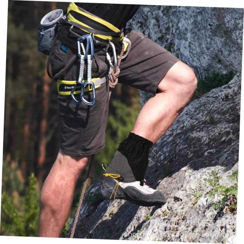 防沙鞋套户外用品男士护腿套登山冬靴绑腿轻便蛇绑腿户外护腿套