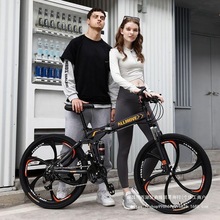 自行车折叠车折叠山地越野单车变速24寸赛车成年成人大人学生女男