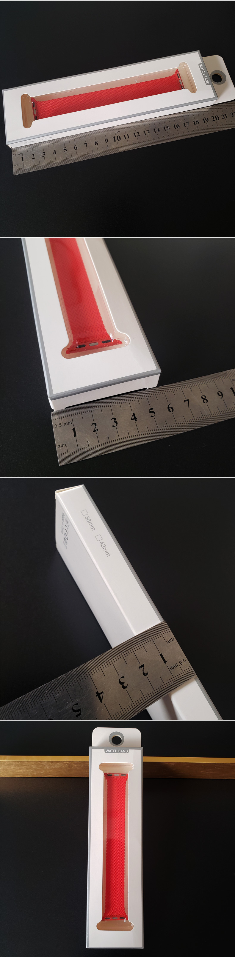 iwatch苹果手表带开窗吸塑包装盒通用包装盒纸盒包装 手表带hy-23