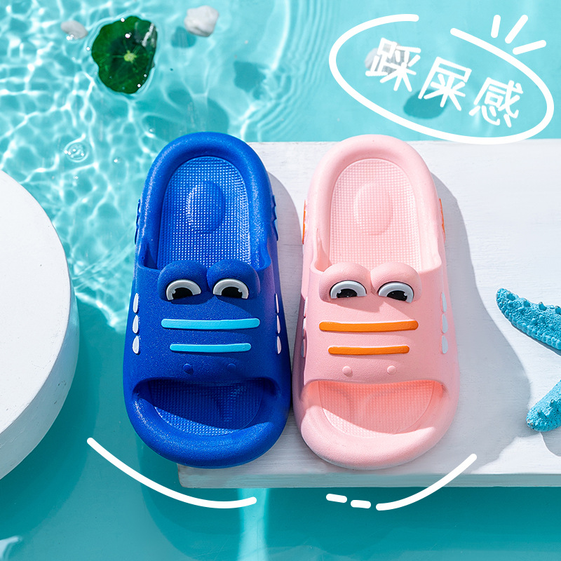 Factory Direct Sales Children's Slippers New Summer Soft Bottom Non-Slip Boys and Girls Small and Older Kids Baby Child Home Slippers