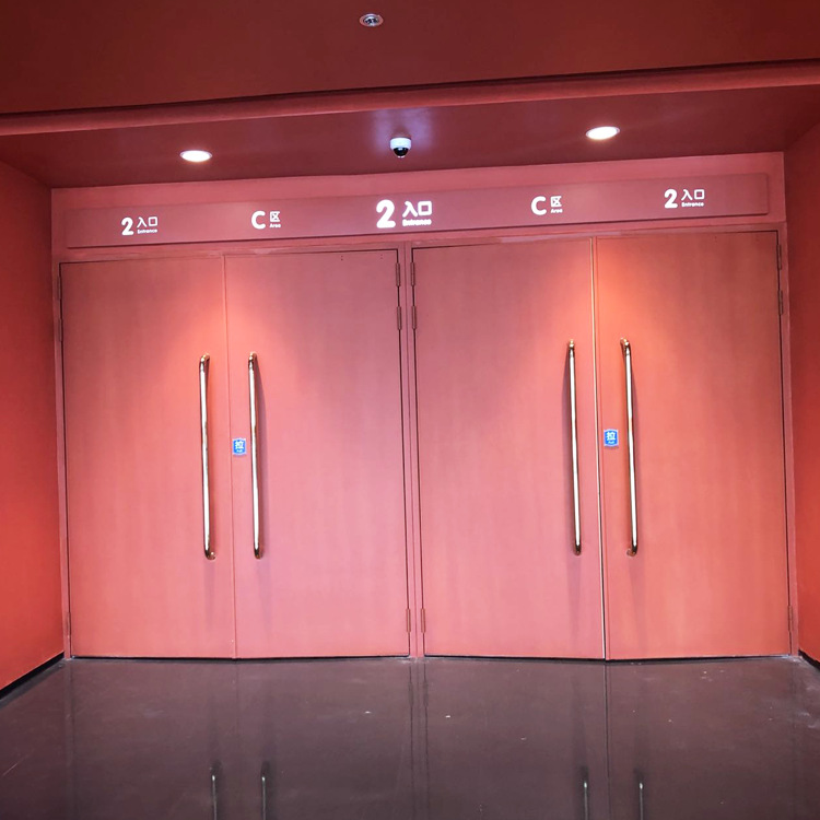 电智造 工业钢制隔声门 影院剧场国标防火隔音门