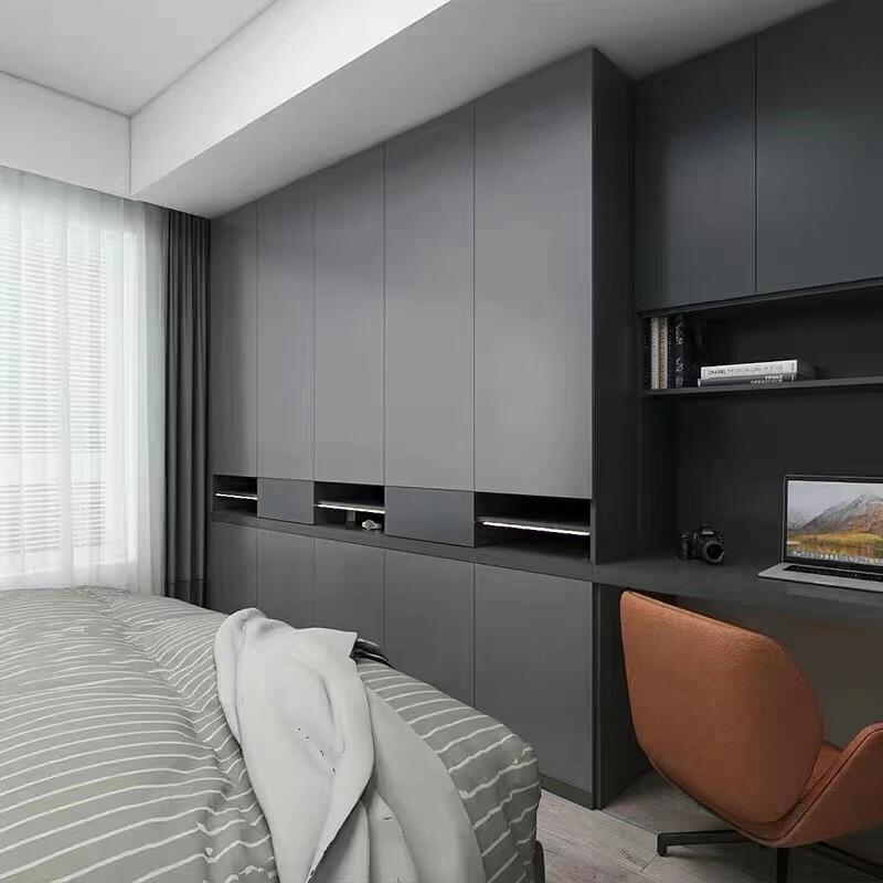 【工厂店】全屋定制 现代轻奢 家用卧室平开门衣柜