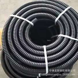 黑色加厚pu钢丝软管海德堡罗兰高森印刷机高温风管工业吸吹热风管