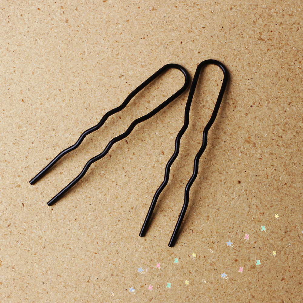 空姐盘发器u形夹插梳简约发饰新娘发钗后脑勺卡子发夹造型马尾夹