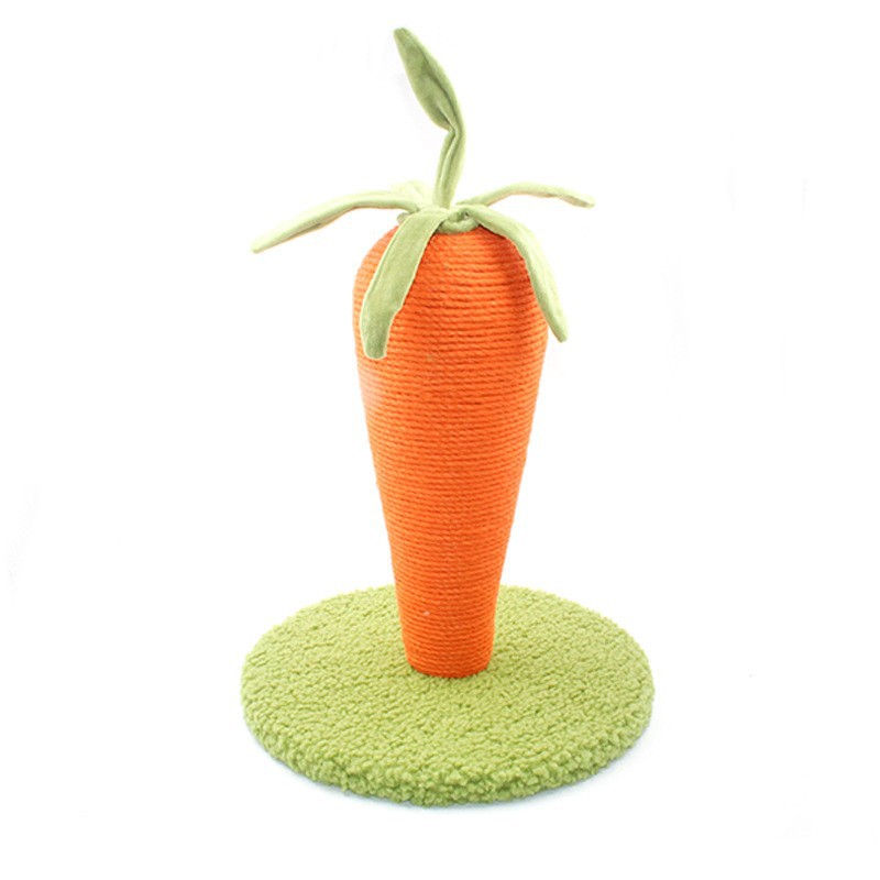 Carrot Cat Scratch Board Sisal Scratching Pole Climber for Pet Cat Cat Toy Supplies Grinding Claw Scratching Amazon