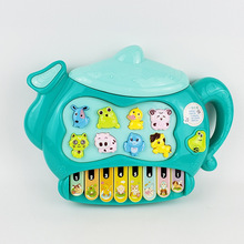 8819 2色小茶壶电子琴音乐钢琴动物打地鼠儿童乐器启蒙玩具