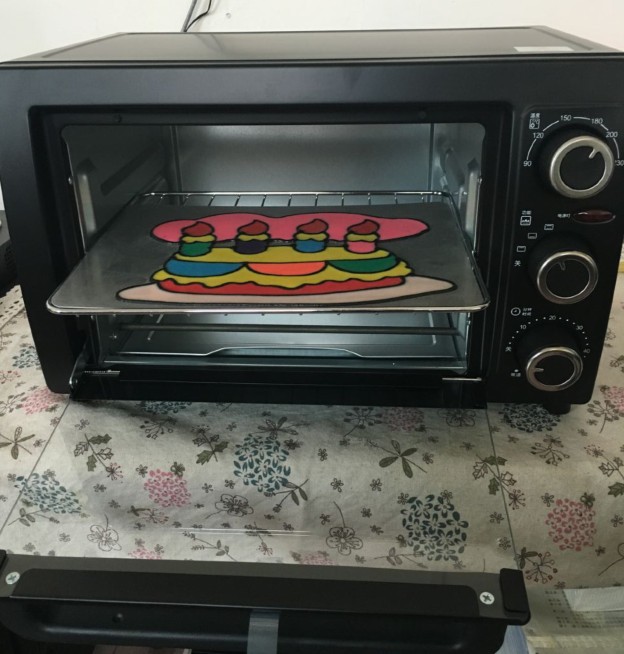 烤画烤胶画软陶泥用烤箱胶画烤箱教学商用diy制作定型工具电烤箱