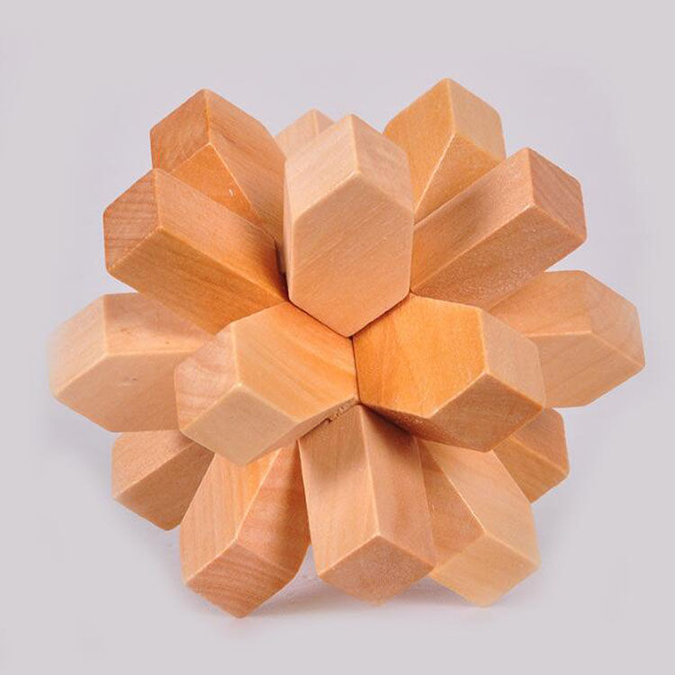 丁香花梅花锁孔明鲁班锁古典益智解锁解环玩亲子互动玩具热销包邮