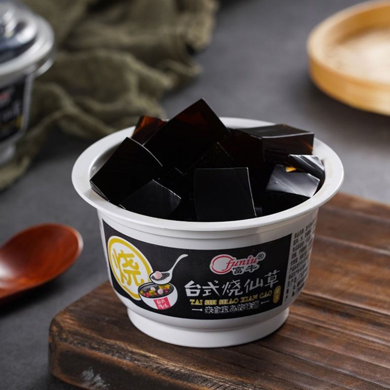 仙草蜜潮汕特产草粿烧仙草奶茶伴侣龟苓膏果冻独立包装零食