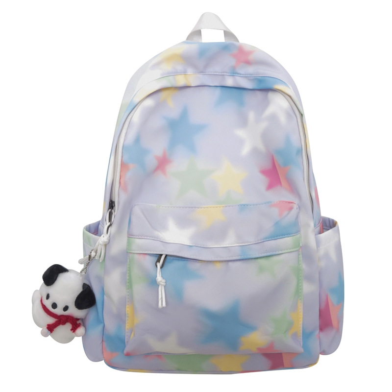 Schoolbag Primary School Girl Korean Style Japanese Style Junior School Backpack Good-looking Lightweight Ins Harajuku Print Backpack