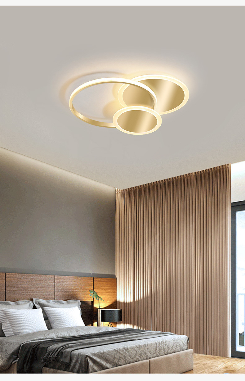 led吸顶灯卧室灯现代简约2021年新款家用儿童房间灯主卧个性灯具