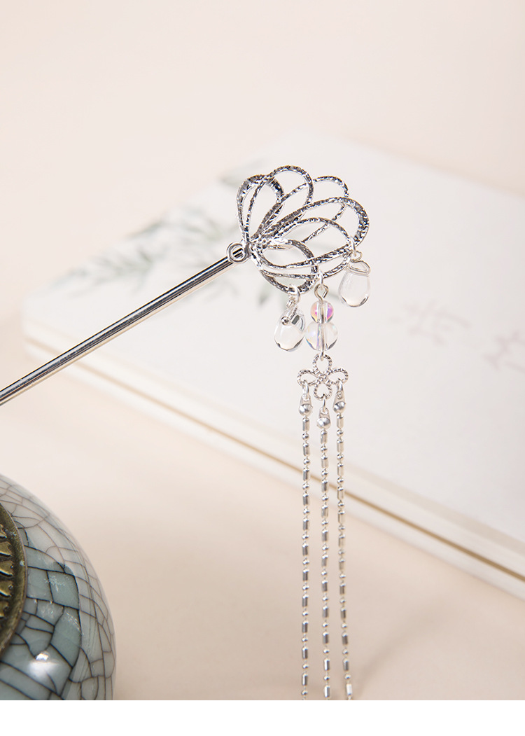 汉服发簪简约仙气流苏步摇簪子女古风国潮少女头饰古典复古发饰