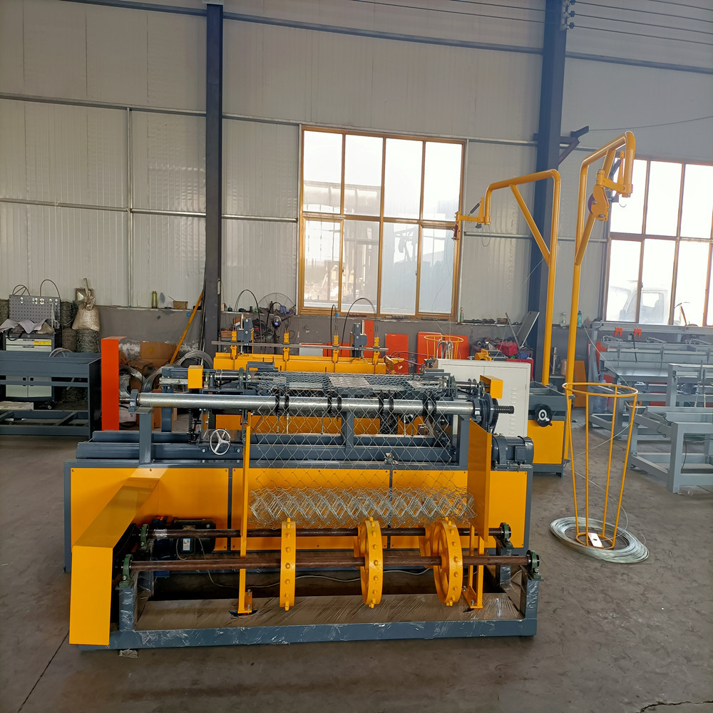 双丝双模勾花网机 金属设备编网机机械生产厂家 菱形网编织机