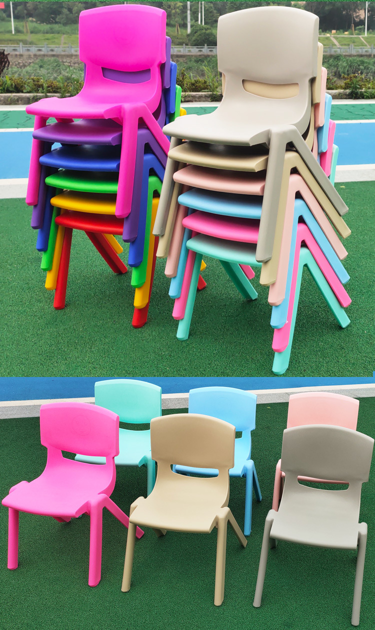 厂家直销儿童加厚塑料靠背椅幼儿园凳子卡通小孩座椅宝宝学习板凳