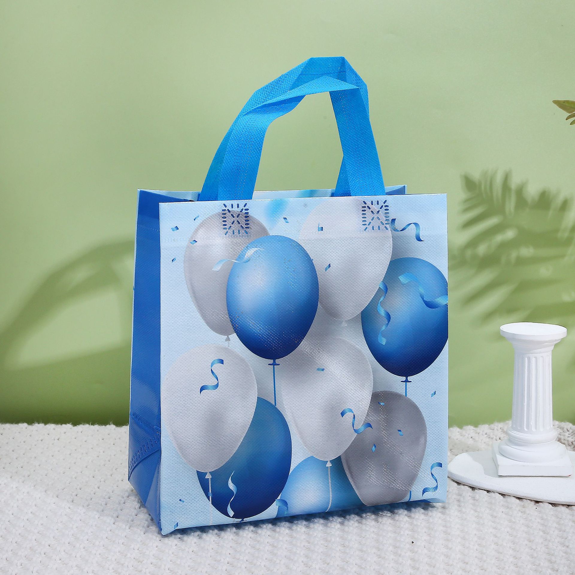 Non-Woven Handbag Children's Birthday Gifts Packaging Bag Printed Party Balloon Packaging Bag Amazon Cross-Border