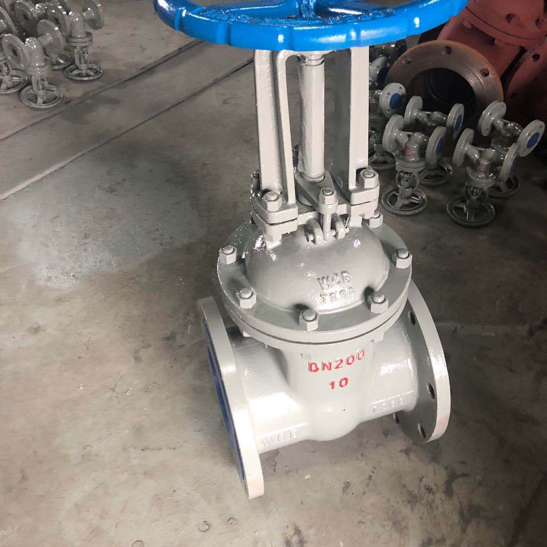 铸钢法兰闸阀 手动法兰硬密封闸阀z41h-10c 法兰闸阀dn100
