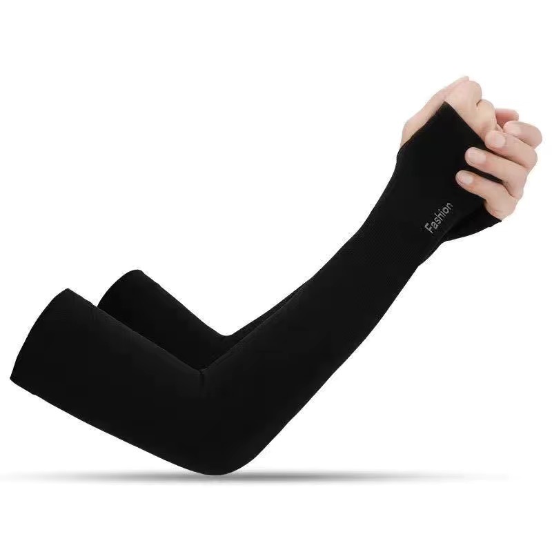 Summer Ice Sleeve Sun Protection Oversleeve Men and Women Ice Silk Uv Protection Outdoor Gloves Oversleeves Cycling Arm Guard Wholesale
