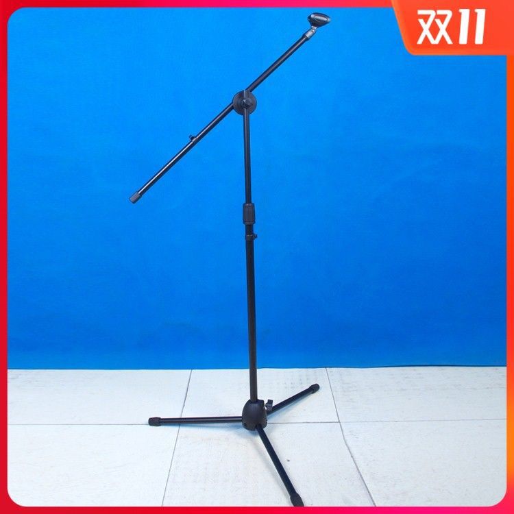 加重豪华型话筒支架麦克风支架落地话筒麦克风支架烤漆型麦克架