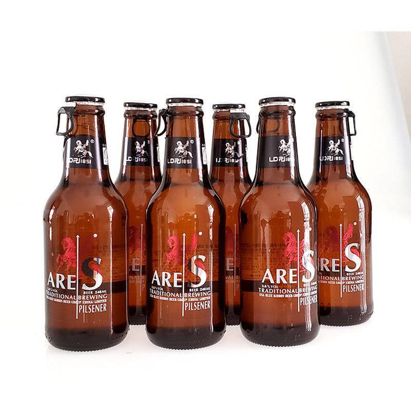 6瓶250ml美国蓝带啤酒集团(中国)有限公司战神啤酒10度特惠体验装