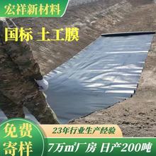 水库大坝防渗膜人工河道防水土工膜高密度聚乙烯膜厂家