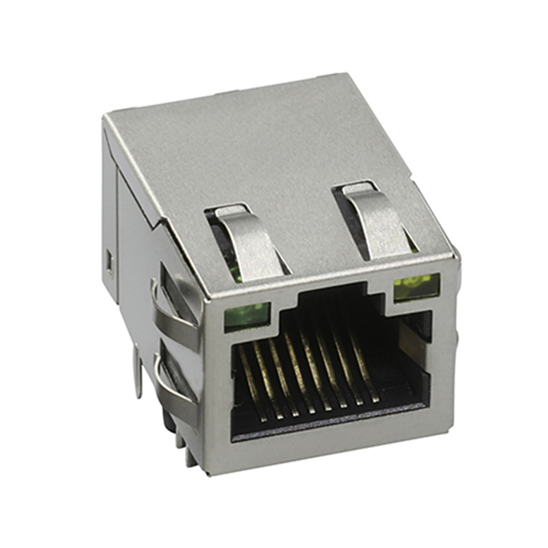 百兆千兆以rj45集成变压器rj45母座网口插座网络插座rj45连接器