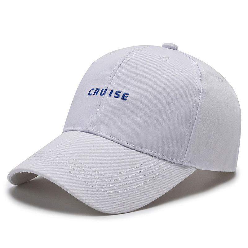 Hat Female Spring and Autumn New Cruise Men's Sun Hats Sunshade Baseball Cap Outdoor Leisure Embroidered Peaked Cap