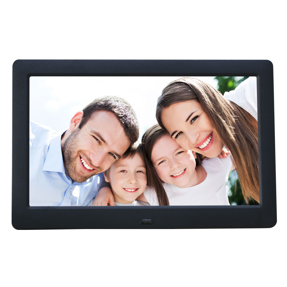 exclusive for cross-border 8-inch digital clock ultra-thin hd digital photo frame multi-function video player advertising machine