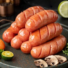 正新火山石烤肠台湾热狗香肠烧烤纯地道肠黑胡椒脆骨猪肉肠火腿肠
