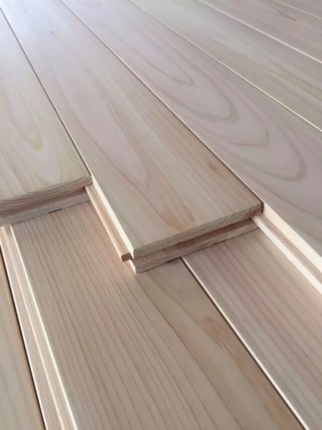 厂家直供日本桧木无节墙壁板桑拿板天花板日本扁柏香柏木板材