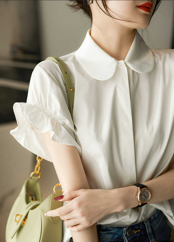 娃娃领复古气质韩国图片-海量高清娃娃领复古气质韩国