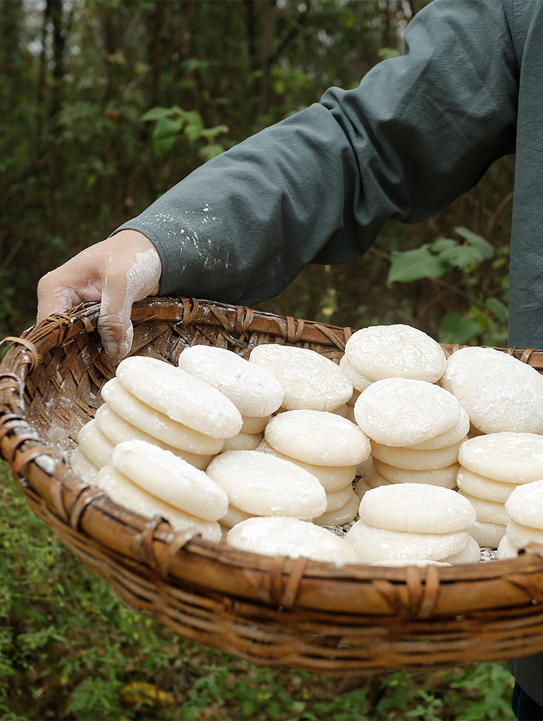 糍粑纯糯米手工贵州四川湖南驴打滚糯米糍豆粉红糖糍粑块批发年糕