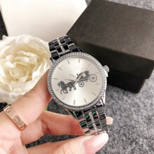 手表配戴DW手表女欧美镶钻石英手表时尚手錶女watches for men