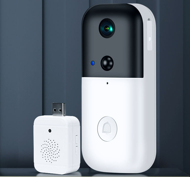 新款涂鸦智能无线门铃监控摄像头家用wifi远程手机可视门铃摄像机