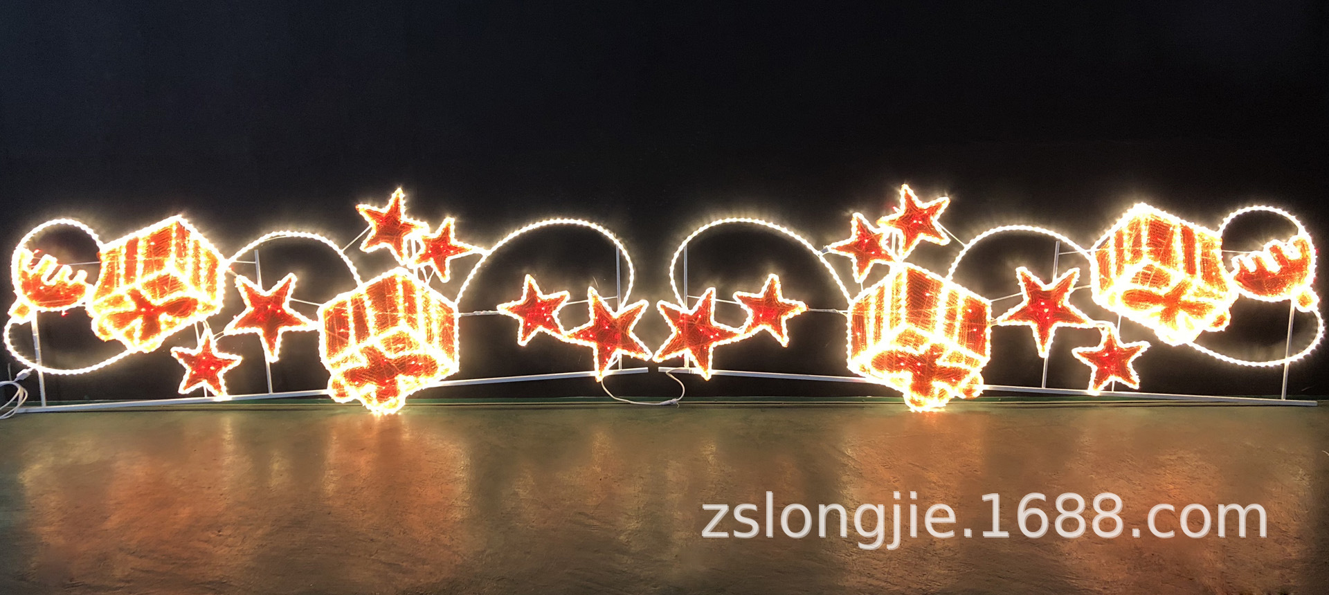 2米 led跨街灯 双兜led过街灯 路灯杆挂件灯 led横街灯