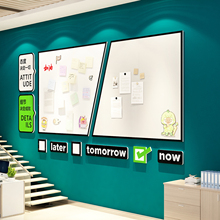 D9GH公告栏照片展示板宣传员工风采办室司墙面装饰贴企业文化氛围