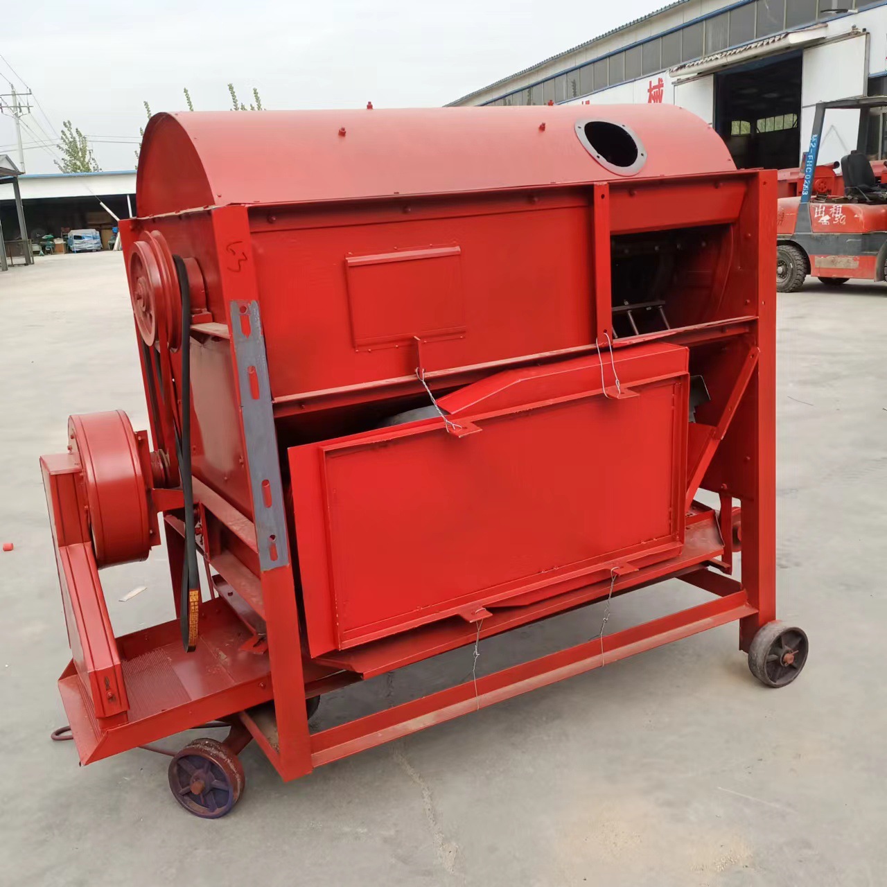 枣庄市打麦机 小麦高粱脱粒机 三风机三相电小麦脱粒机