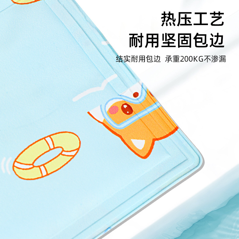 Cross-Border Hot Selling Summer Pet Ice Mat Rectangular Cartoon Cat Gel Cooling Mat Dog Multifunctional Cooling Cushion