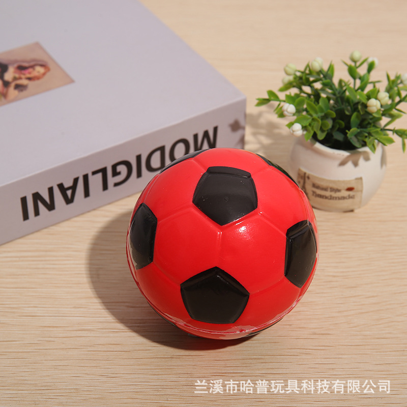 [Quantity Discounts] 9cm High-Elastic Football Pu Children's Toys Hot Sale Factory Direct Sales Eight Pack