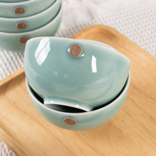 5英寸陶瓷碗家用2024新款大号饭碗单个福字创意中式青瓷乔迁餐具