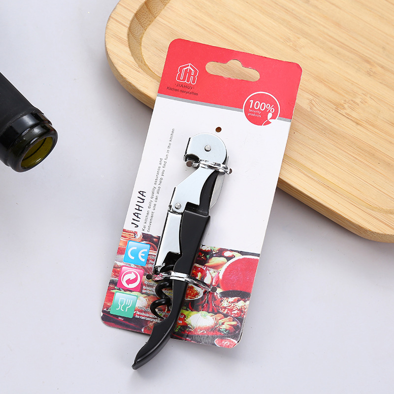 multifunctional wine bottle opener fashionable modern portable manual bottle opener creative high-looking stainless steel screwdriver