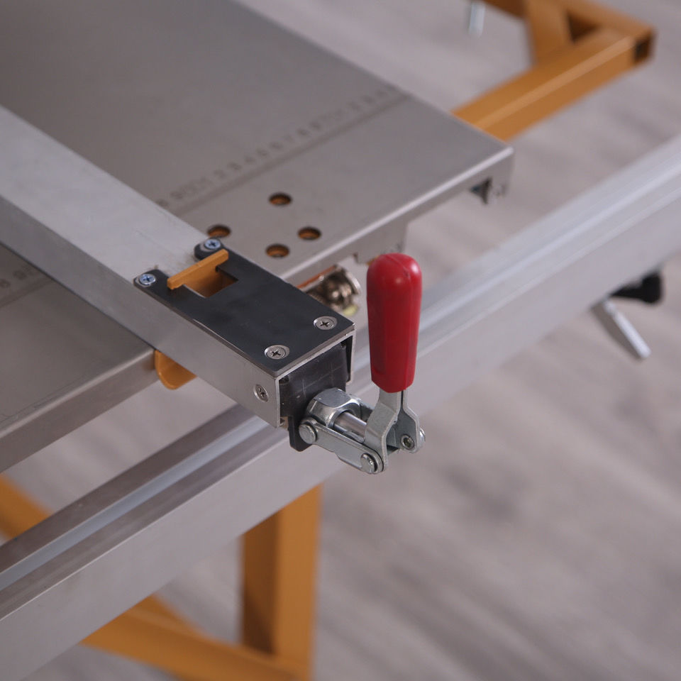 新款不锈钢无尘子母锯静音折叠锯台 多功能便携式推台锯 隐形导轨