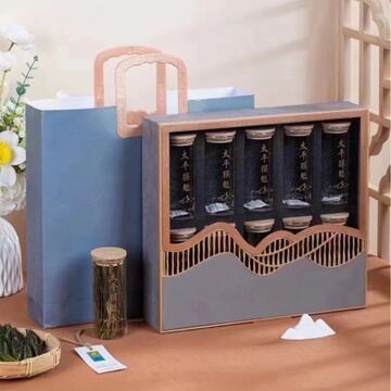 茶山叠影蓝猴魁一斤装10支礼品盒高档茶叶包装礼品盒批发-阿里巴巴