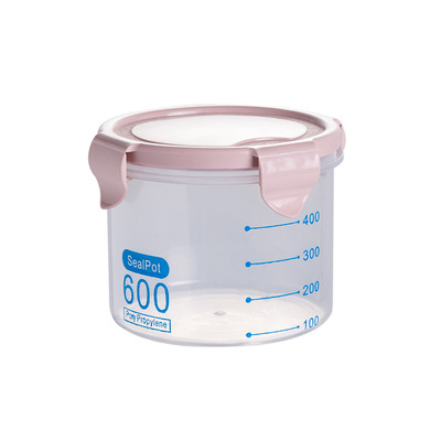 Transparent Sealed Plastic Cans Refrigerator Preservation Jar Kitchen Cereals Storage Box Food Storage Storage Jar