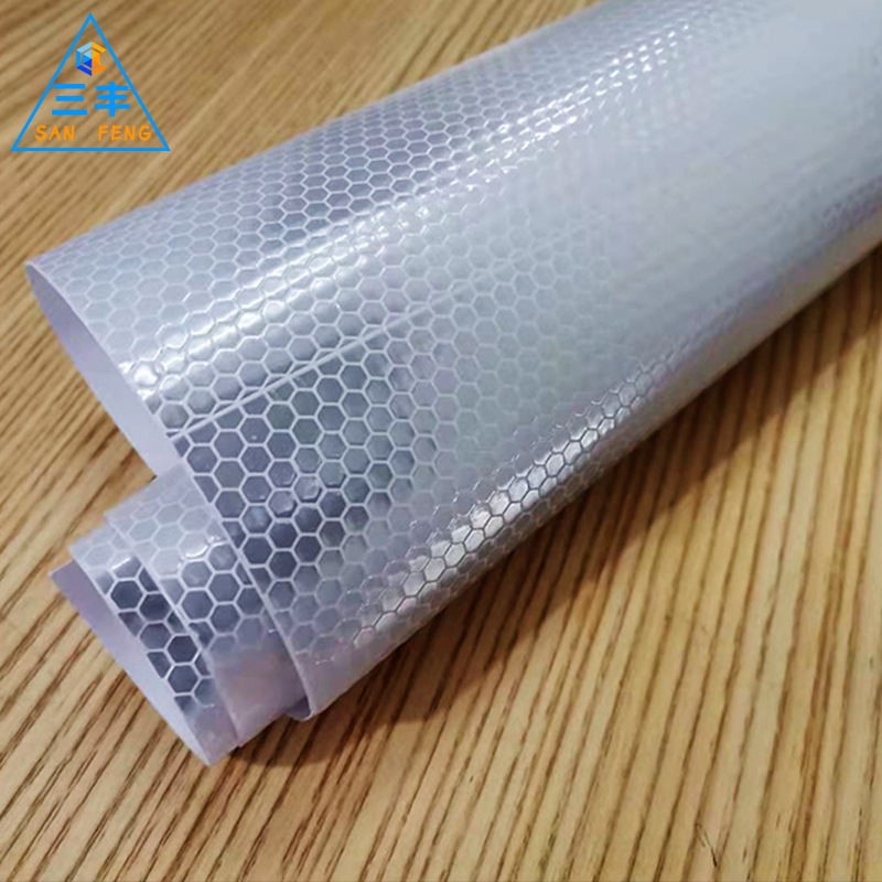 定制户外写真蜂窝状晶彩格喷绘打印反光膜蜂窝反光交通牌喷绘材料