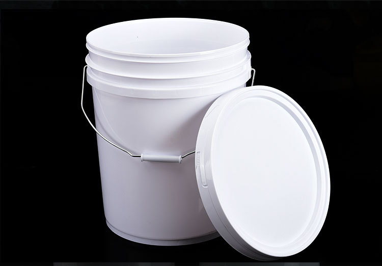 25升美式蓝色塑料化工桶涂料桶30公斤加厚润滑油包装桶带螺旋盖